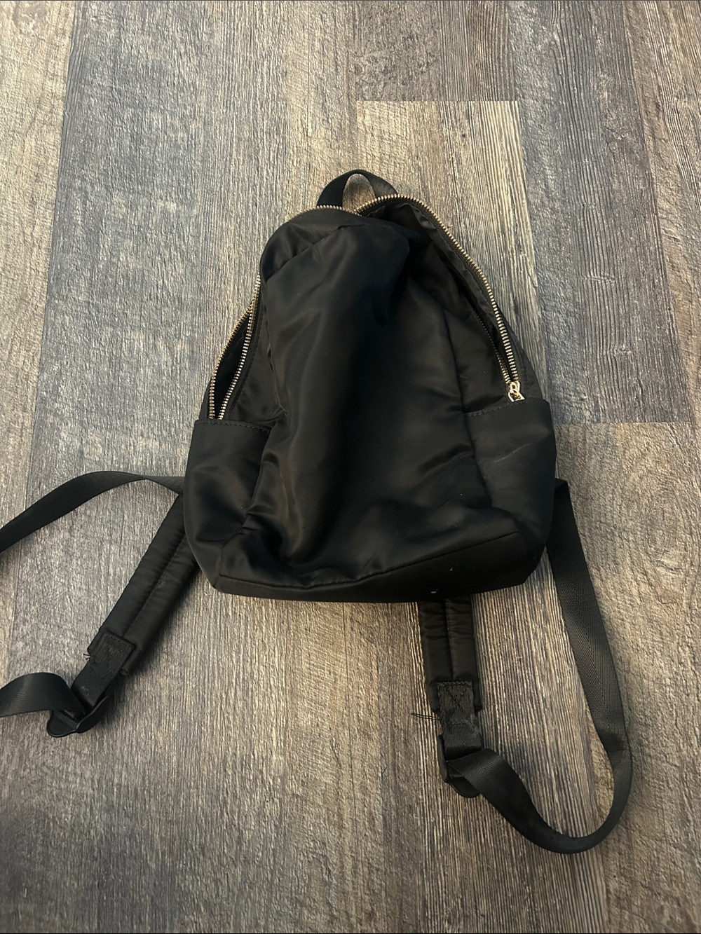 Compact Black Nylon Mini Backpack for Everyday Carry